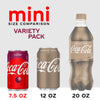 Coca-Cola Soda Soft Drink Variety Pack, Mini Cans, 30 pk./7.5 fl. oz.