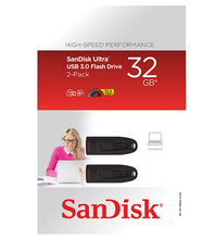 SanDisk 32GB Ultra USB 3.0 Flash Drive, 2 pk.