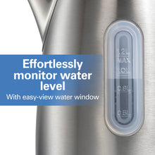Hamilton Beach Stainless Steel Electric Kettle, Tea & Water Kettle, 1.2L, with Ultra-Fast Heating & Auto Shutoff