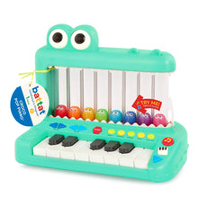 Battat Croco Pop Piano Toy Keyboard with Songs Sounds Lights, Baby and Toddler Toys