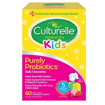 Culturelle Kids Purely Probiotic Daily Chewable Tablets (60 Ct.) - Brands For Less USA