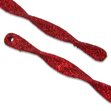 24 Count Red Glitter Icicle Christmas Ornaments, 7 in, by Holiday Time