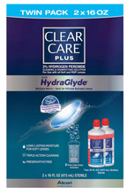 Clear Care Plus Contact Lens Solution, 2 pk./16 oz.