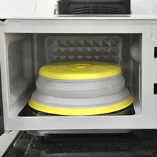 Vented Collapsible Microwave Splatter Cover for Food,Kitchen dish bowl Plate Proof lid Can be Hung,Dishwasher-Safe,BPA-Free Silicone & Plastic - Brands For Less USA