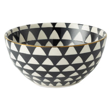 Thyme & Table Medallion 12-Piece Ceramic Dinnerware Set Black and White - Brands For Less USA