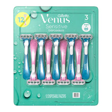 Venus Sensitive Women's Disposable Razors, 12 ct.