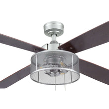 Better Homes & Gardens 52" Pewter Indoor Ceiling Fan with Light, 4 Blades, Pull Chains & Reverse Airflow