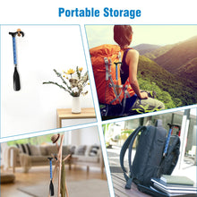 KEKOY Shoe Horn with Long Handle, 14" to 34" Adjustable and Retractable Expander Shoe Stick, Portable Stainless Steel Long Shoehorn for Seniors with Travel Bag - Brands For Less USA