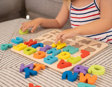 Spark Create Imagine Wooden Alphabet Puzzle, Baby and Toddler Toys for Children Ages 18 Months