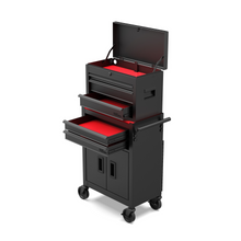 Hyper Tough 20-Inch 5-Drawer Steel Tool Chest with Ball-Bearing Slides, 300 lb Capacity, Black