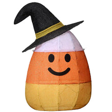 National Tree 35" Pre-Lit Candy Corn Witch