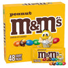 M&M's Peanut Chocolate Candy Bulk Pack, Bulk Box, 48 ct.