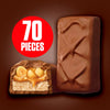 Snickers Fun Size Chocolate Caramel Candy Bars, Value Pack, 70 pk.
