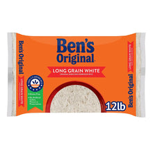 Arroz blanco de grano largo enriquecido original de Ben, 12 libras.