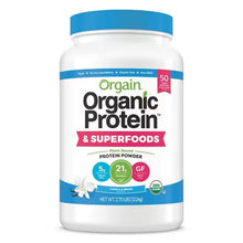 Orgain Organic 21G Plant-Based Protein Powder + Superfoods, Vanilla (2.7 Lbs.) - Brands For Less USA