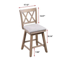 Brookline 24'' Swivel Barchair