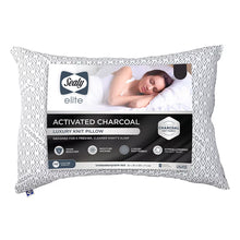 Sealy Standard/Queen Size Charcoal Pillow - White