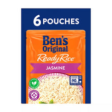 Arroz listo original de Ben, jazmín, paquete de 6/8,5 oz.