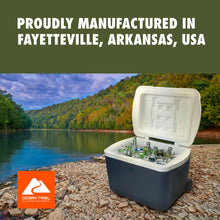 Ozark Trail 30 Quart Capacity Hard Side Wheeled Cooler, 42-Can, Blue - Brands For Less USA