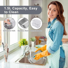 Electric Lunch Box Food Heater, AOKIWO 80W Electric Heating Lunch Boxes for Car/Men/Adults/Home/Work, 1.5L Removable 304 Stainless Steel Container, 110V/12V/24V, with Fork & Spoon - Brands For Less USA