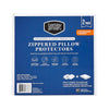 Berkley Jensen Advanced Allergy Zippered Pillow Protector - Standard Queen, 2 pk.