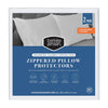 Berkley Jensen Advanced Allergy Zippered Pillow Protector - Standard Queen, 2 pk.