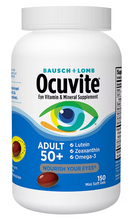 Bausch & Lomb Ocuvite Adult 50+ Eye Vitamin & Mineral Supplement, 150 ct.