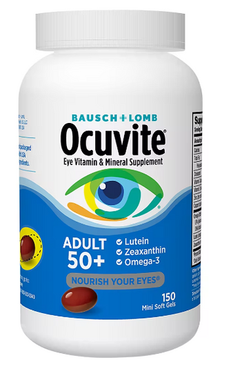 Bausch & Lomb Ocuvite Adult 50+ Eye Vitamin & Mineral Supplement, 150 ct.