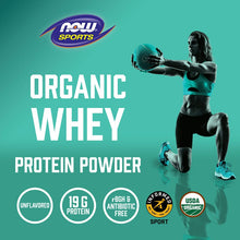 NOW Foods, Sports, Organic Whey Protein, Unflavored, 1 lb (454 g)