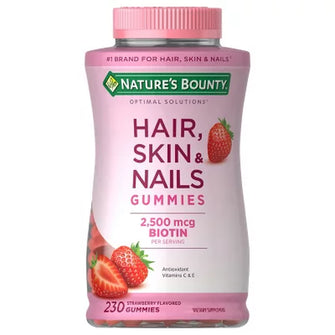 Nature'S Bounty Hair, Skin, and Nails Vitamin Gummies with Biotin (230 Ct.) - Brands For Less USA