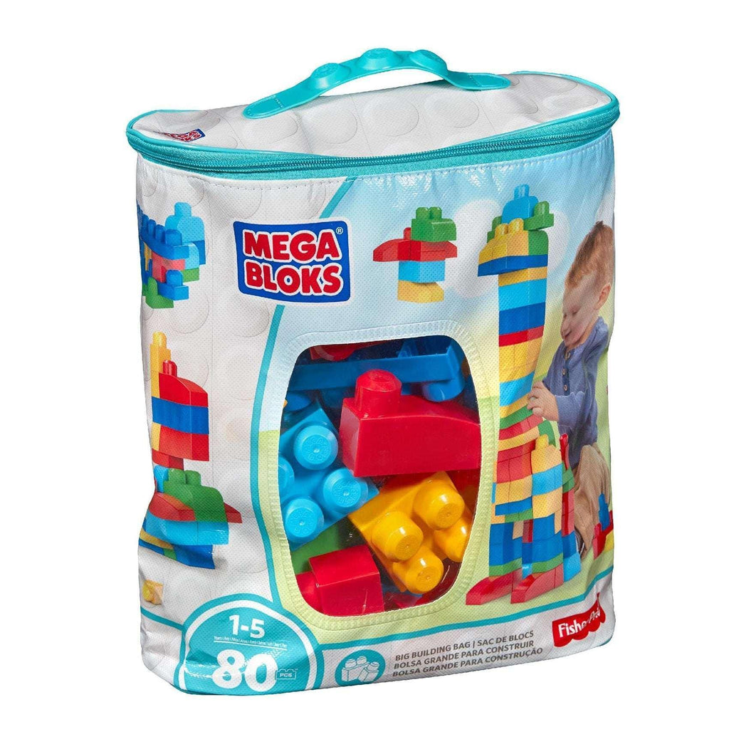 Mega Bloks First Builders Big Building Bag, 80-Piece (Classic)– Brands ...