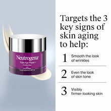 Neutrogena Triple Age Repair Face Moisturizer - with Hexinol Technology & Vitamin C, Anti-Wrinkle Face Cream with SPF 25, Visibly Reduces Wrinkles & Firms Skin, 1.7 oz