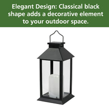 Mainstays Solar Lantern Black