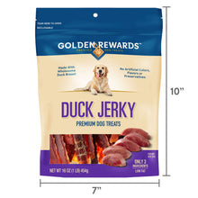 Golden Rewards Duck Jerky Premium Treats for Dogs, 16 oz Bag