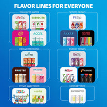 Cirkul 22 fl oz Plastic Bottle and Black Chill Sleeve Value Pack with 6 Flavor Cartridges