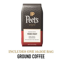 Peet's Coffee Organic French Roast Premium Dark Roast Ground Coffee, Arabica, 10.5 oz - Brands For Less USA