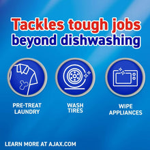 Ajax Ultra Triple Action Dishwashing Liquid Dish Soap, Orange Scent, 90 Fluid Ounce