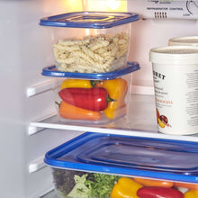 Mainstays 4 Pack 4.4Cup Plastic Square Food Storage Container