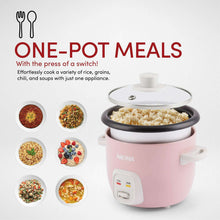 AROMA® 4-Cups (Cooked) / 1Qt. Rice & Grain Cooker, Pink