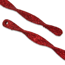 24 Count Red Glitter Icicle Christmas Ornaments, 7 in, by Holiday Time