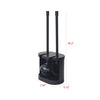 Better Homes & Gardens Toilet Bowl Brush and Plunger Set, Black