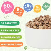 Premios liofilizados de hígado de pollo PAWUP para perros y gatos, un solo ingrediente, sin cereales ni aditivos, ricos en proteínas para entrenamiento, 127 g