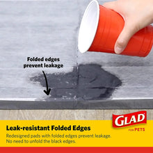 Glad Activated Charcoal Leak-Resistant Training Pads for Dogs, 23in x 23in, 100 Count