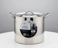 Mainstays 12-Qt Stainless Steel Stock Pot with Metal Lid - Brands For Less USA