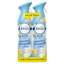Febreze Air Mist Jasmine & Honeysuckle Air Freshener Spray, 8.1oz, 2 Count