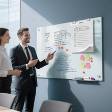 MaxGear 36" x 24" Magnetic Glass Whiteboard, Tempered Glass Dry Erase Board with Markers & Eraser for Office Home