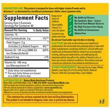 Nature Made Vitamin D3 & K2 Gummies, Daily Vitamin Supplement, 80 Gummies