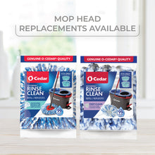 O-Cedar RinseClean Spin Mop With 2-Tank System and Microfiber Mop Head