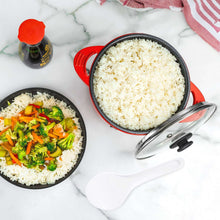 MyMini 32 oz Electric Multi-Cooker Pot, 260 watts, Red