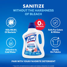 Lysol® Laundry Sanitizer Additive, Laundry Detergent Additive, 0% Bleach, Crisp Linen Scent, 90 oz - Brands For Less USA
